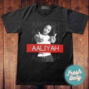 Aaliyah Vintage RB Shirt Retro Music Graphic Tee 90s Rap Fan Unisex Tee 26